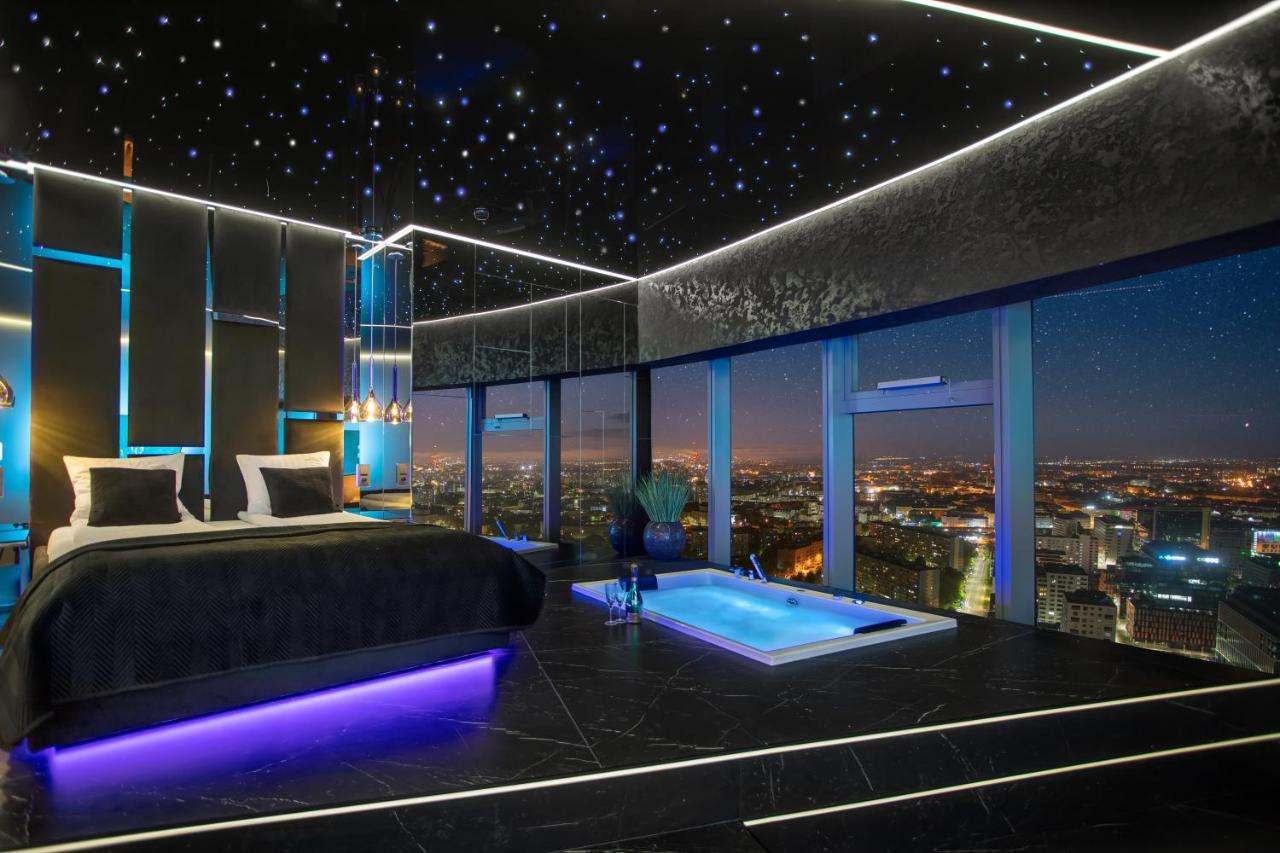 Apartamenty Sky Tower Z Jakuzzi Przy Oknie ヴロツワフ エクステリア 写真