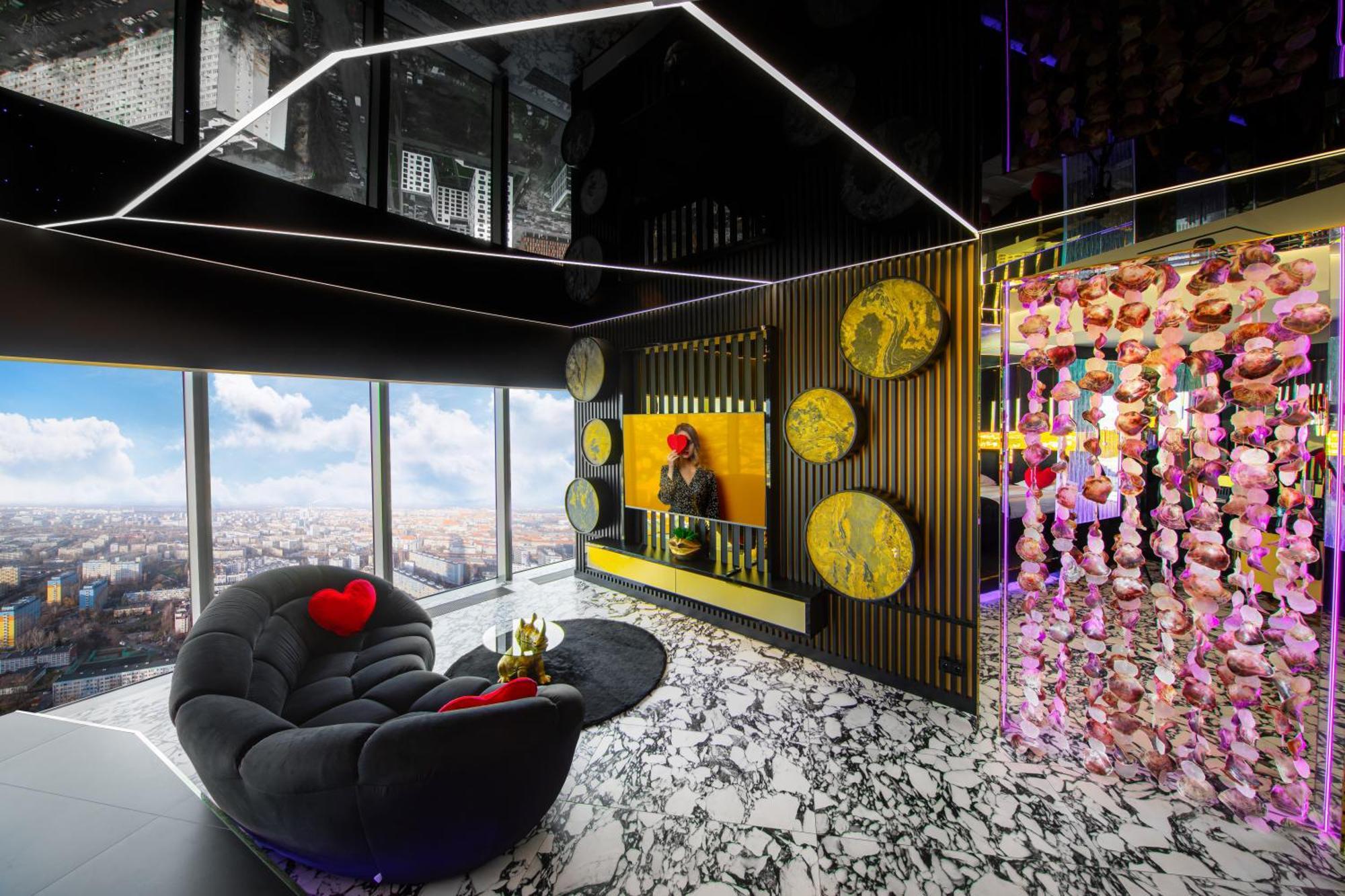 Apartamenty Sky Tower Z Jakuzzi Przy Oknie ヴロツワフ エクステリア 写真