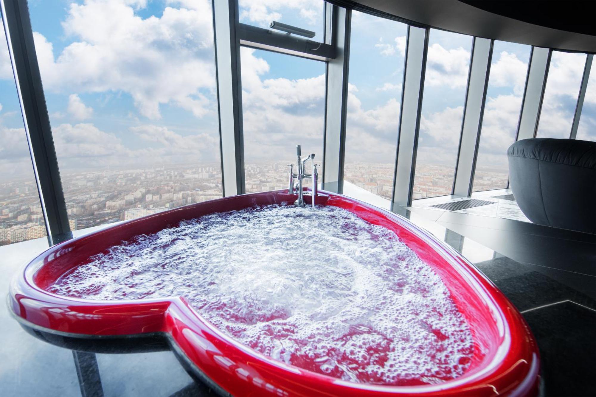 Apartamenty Sky Tower Z Jakuzzi Przy Oknie ヴロツワフ エクステリア 写真