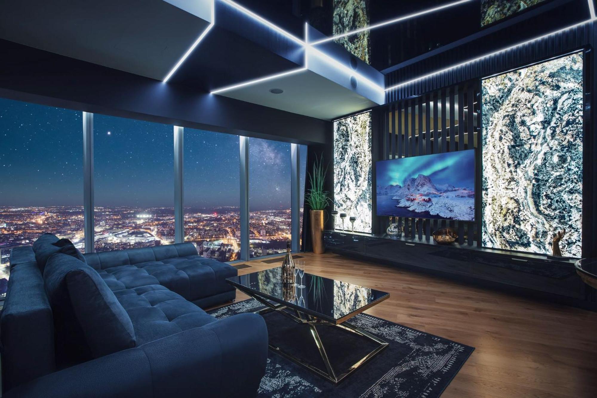Apartamenty Sky Tower Z Jakuzzi Przy Oknie ヴロツワフ エクステリア 写真