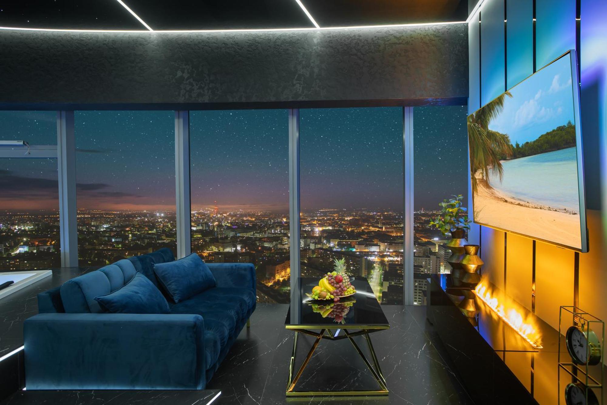 Apartamenty Sky Tower Z Jakuzzi Przy Oknie ヴロツワフ エクステリア 写真