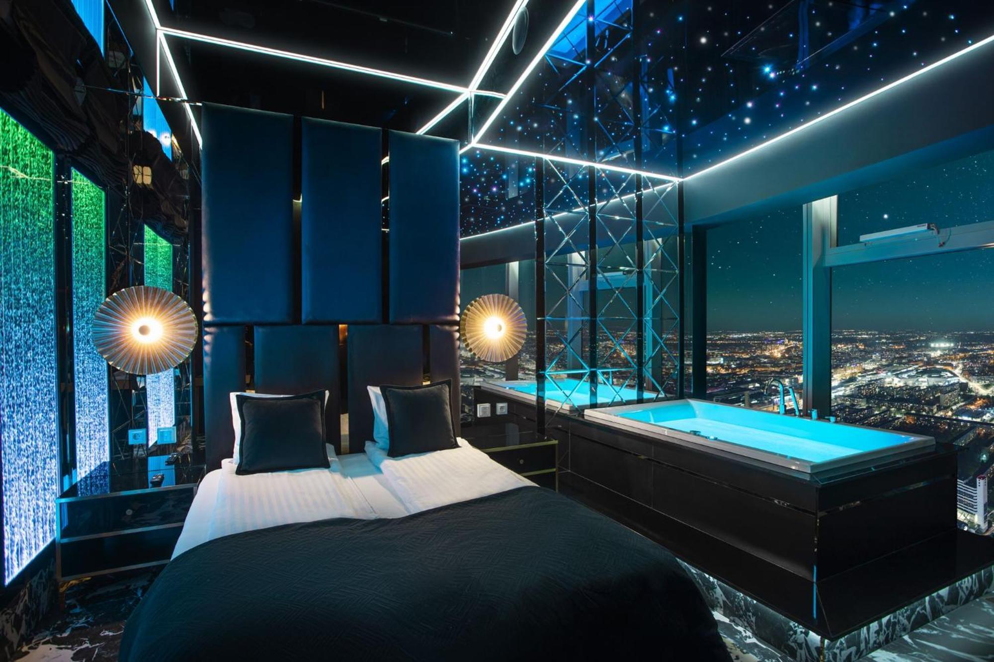 Apartamenty Sky Tower Z Jakuzzi Przy Oknie ヴロツワフ 部屋 写真