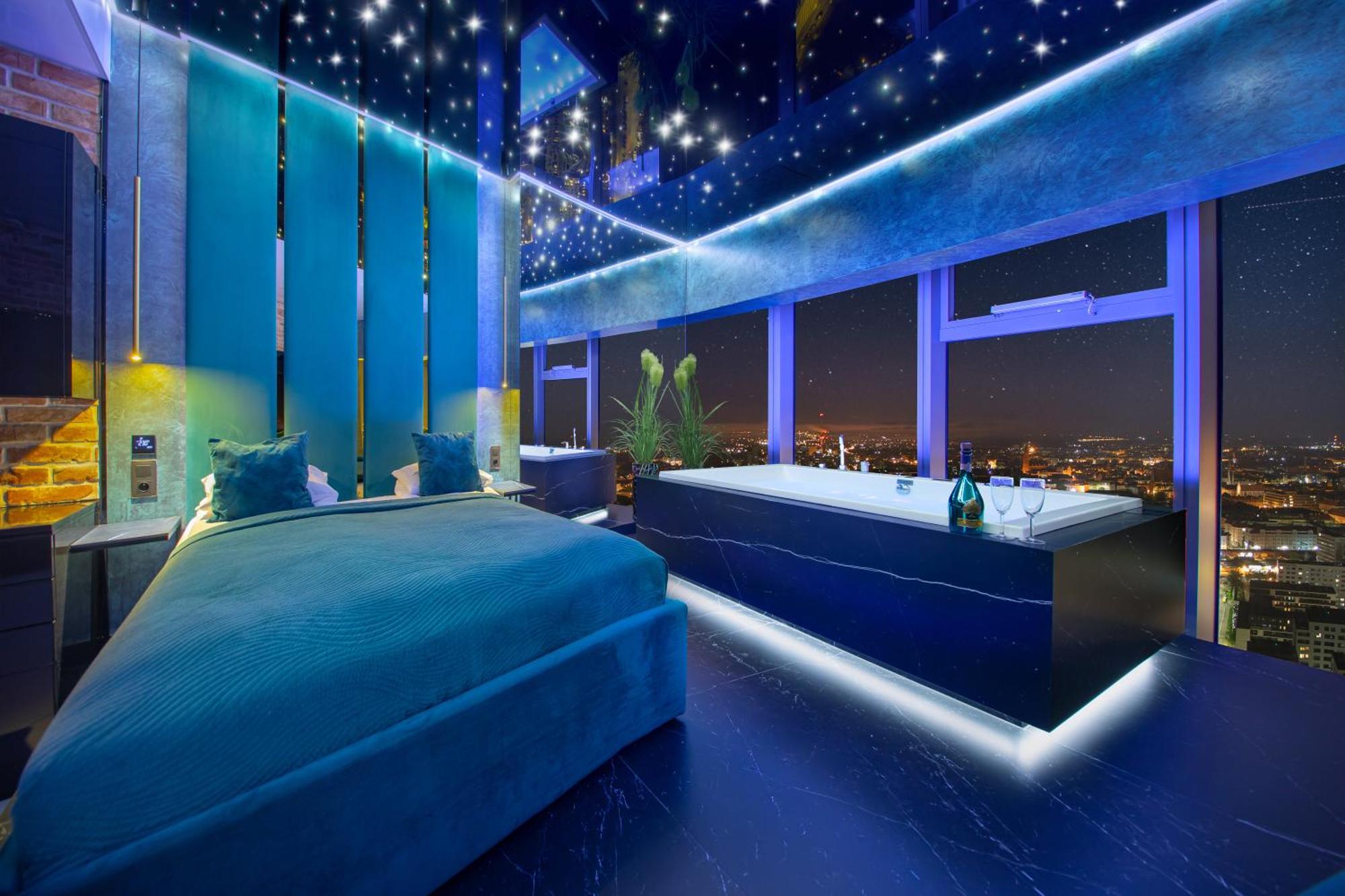Apartamenty Sky Tower Z Jakuzzi Przy Oknie ヴロツワフ エクステリア 写真